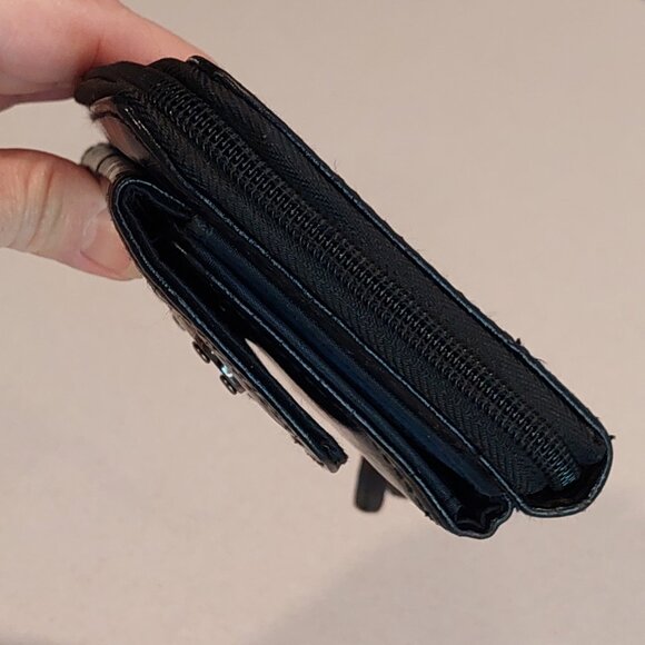 "UNLISTED" by Kenneth Cole Black Zip-Around Wallet - Picture 10 of 15